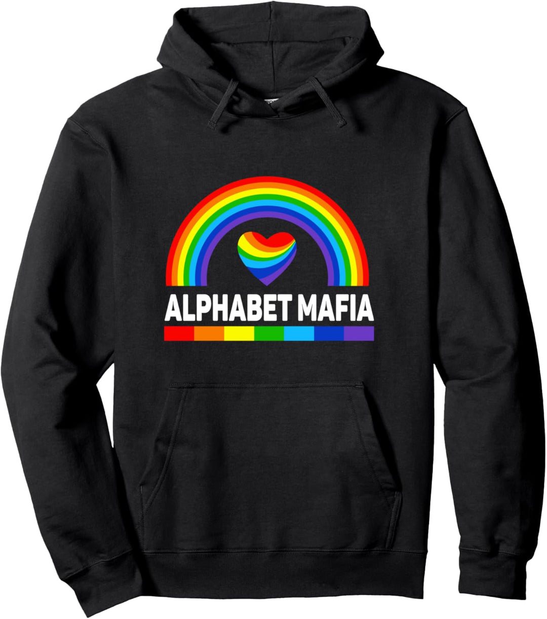 Alphabet Mafia Regenbogen CSD Rainbow LGBT Homosexualität Pullover Hoodie