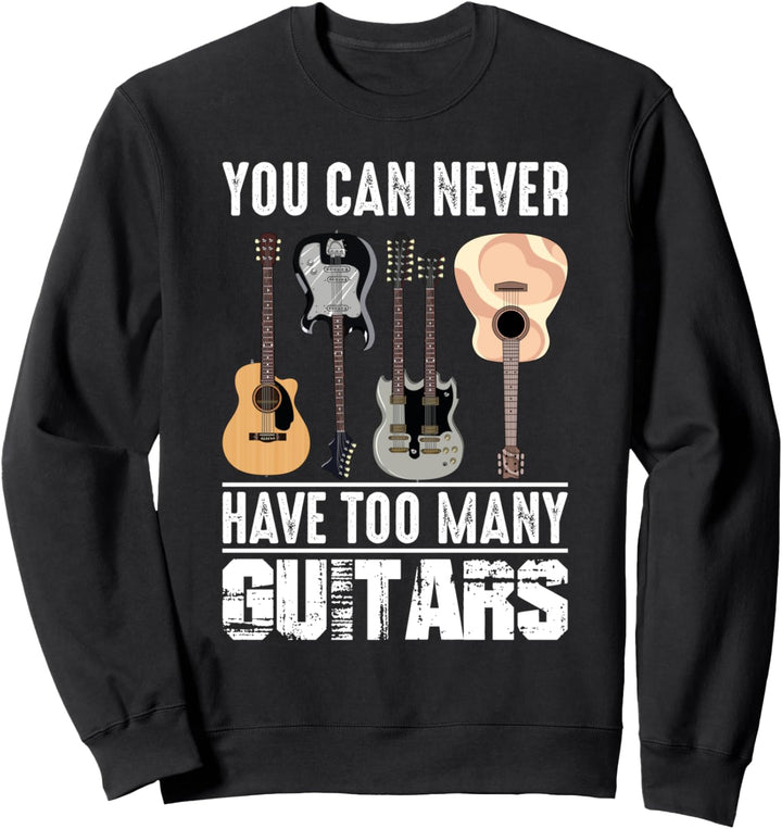 Hobby Gitarrenspieler Rock Musik Gitarrist Lustiges Gitarre Sweatshirt
