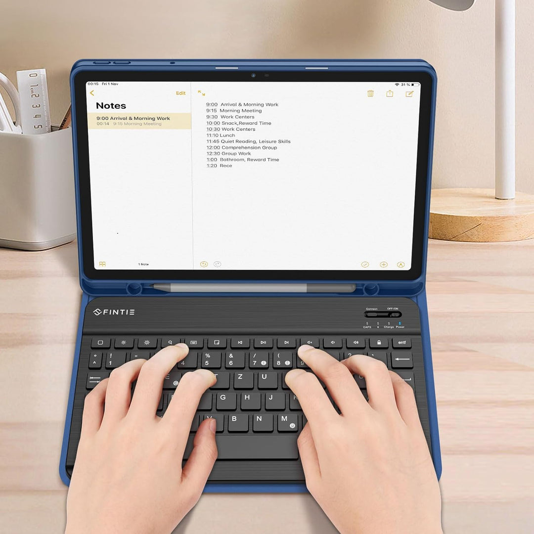 FINTIE Tastatur Hülle für Lenovo Idea Tab 11 Zoll 2025 (TB-336ZU/ TB-336FU), Soft TPU Rückseite Gehä