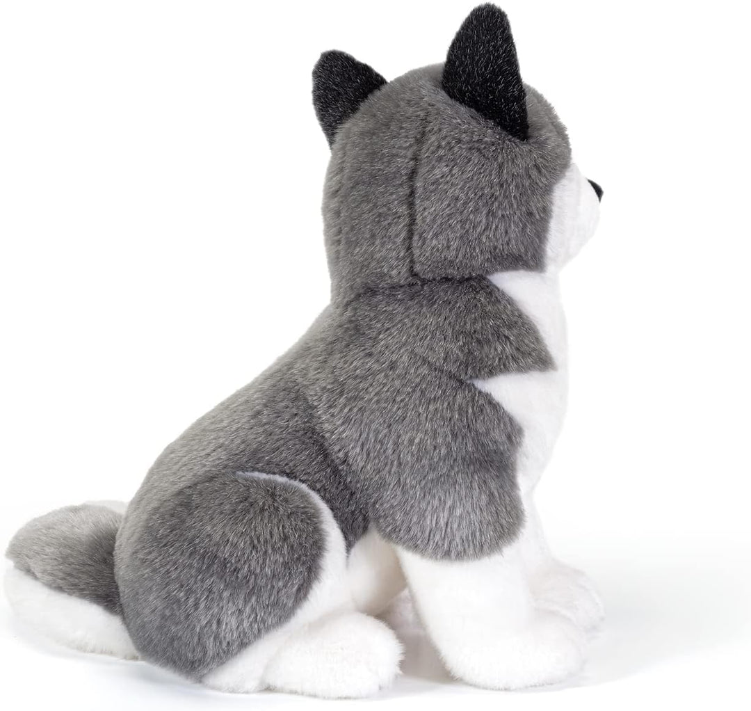 trudi 22273 Klassik Plüschhund Husky Marcus ca. 34 cm, Grösse L, hochwertiges Stofftier mit weichen