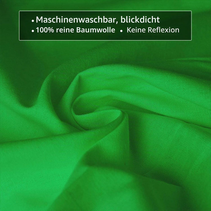 EMART Hintergrund Ständer mit Greenscreen, Fotostudio Set mit 2,6*3m Foto Hintergrund Stützsystem, 3