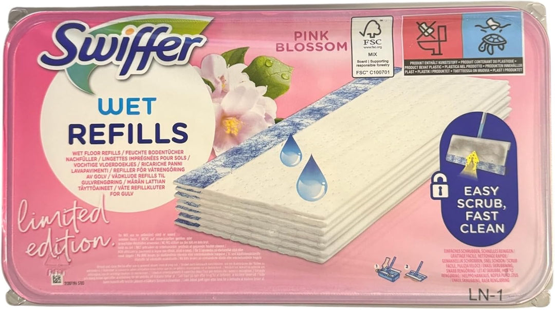 Swiffer Feuchte Bodentücher Nachfüllpackung 24 Tücher Pink Blossom *Limited Edition*