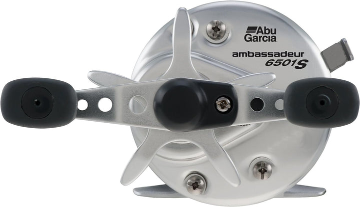 Abu Garcia Ambassadeur S Multirolle - runde Castrolle mit gleichmässigem Schnureinzug 6501, 6501