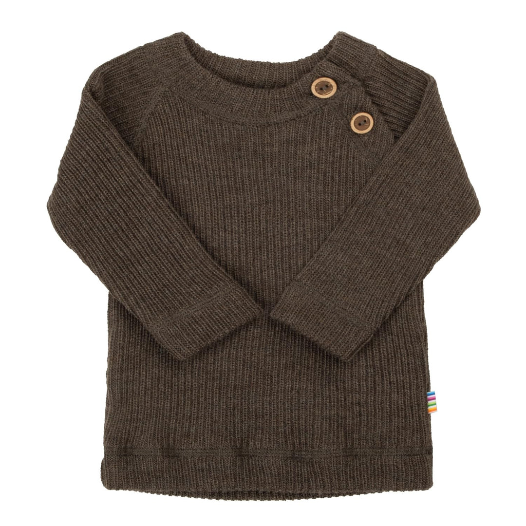Joha Baby Kinder Jungen Mädchen Langarmshirt Merinowolle 68-74 Braun, 68-74 Braun