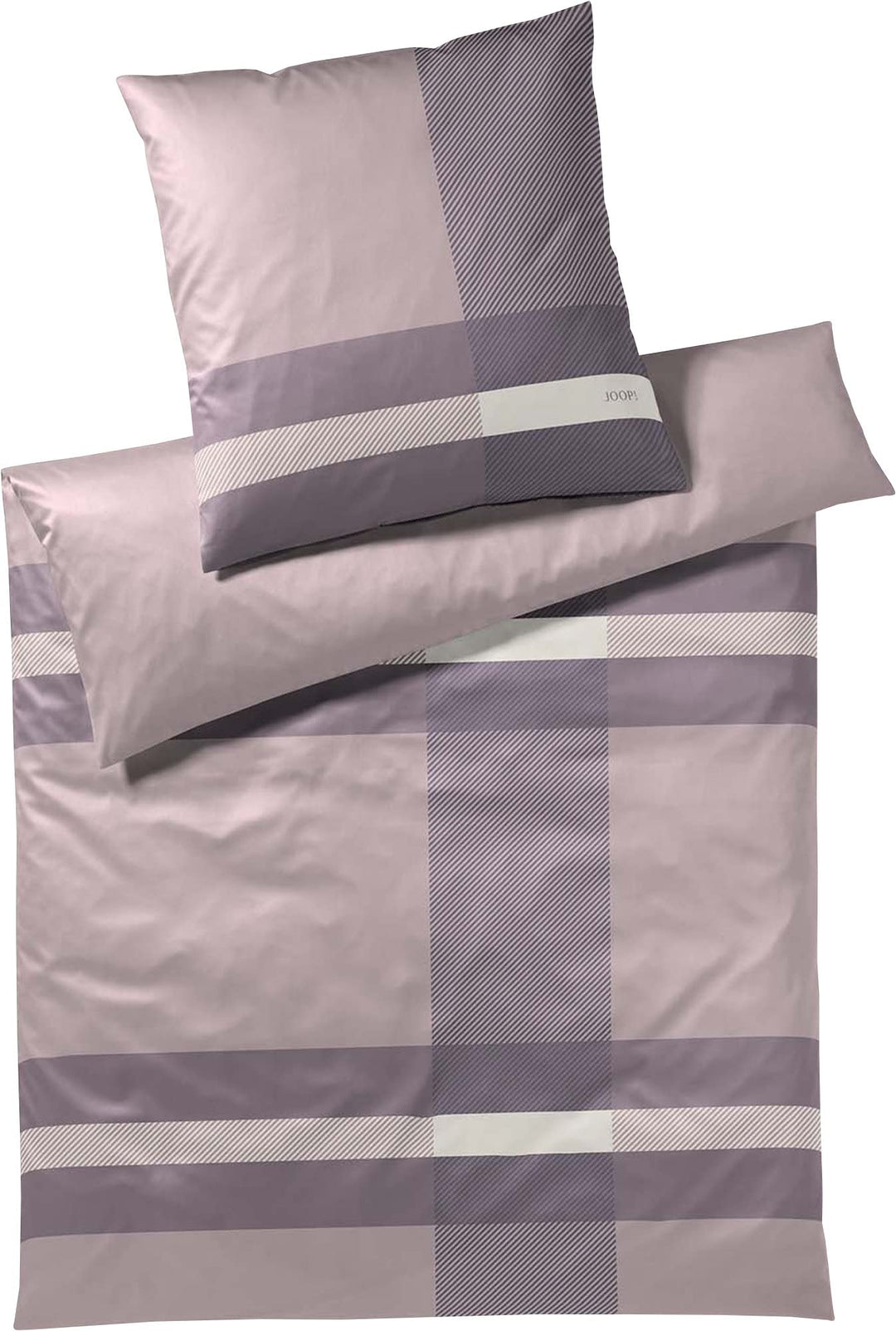 Joop! Wendebettwäsche Modem Mako-Satin rauchviolett Grösse 135x200 cm (40x80 cm)