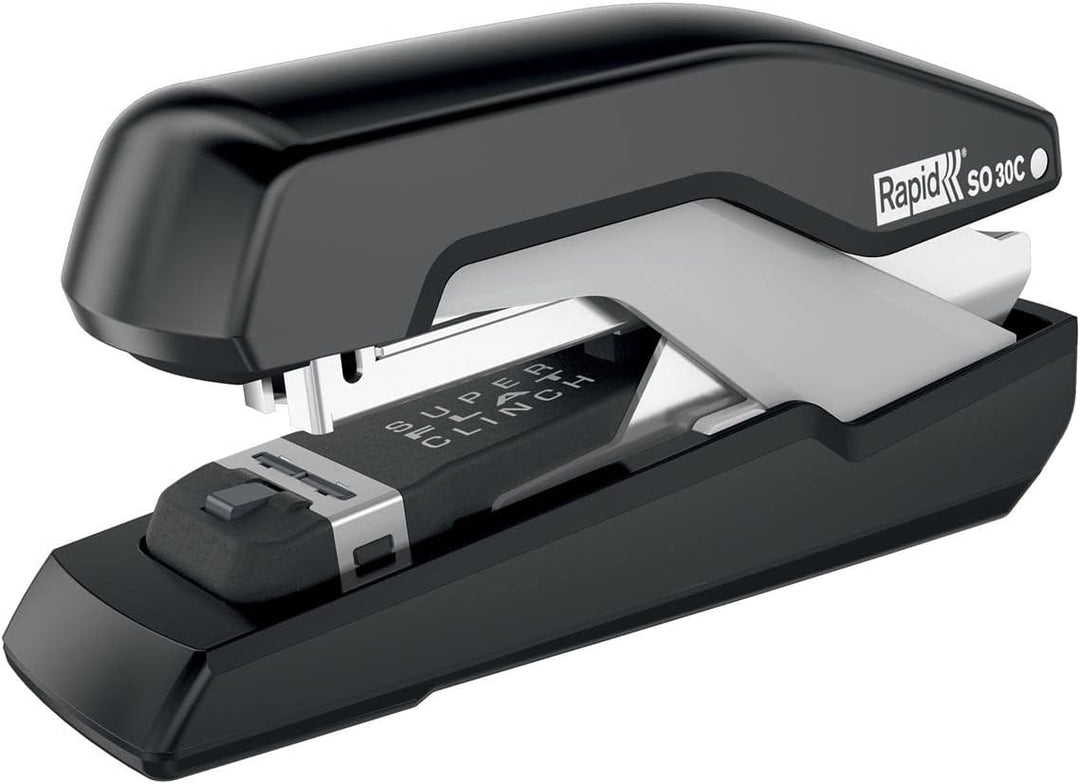 Rapid 5000549 Tacker Super Flachheftgerät (30 Blatt, Mühelos, Omnipress, Hochwertiges Ergonomisches