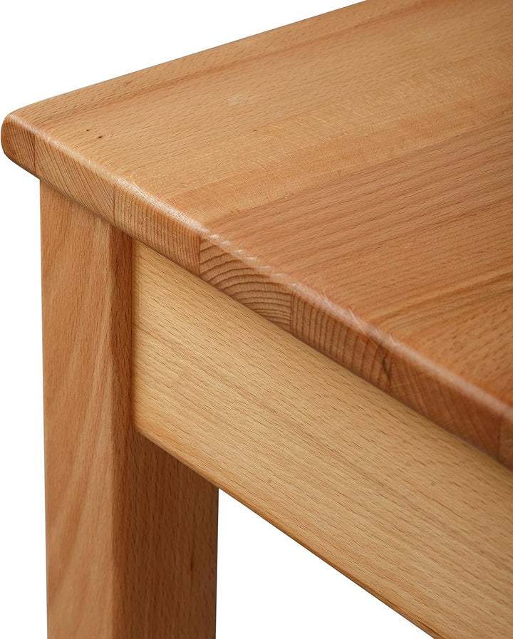 Krok Wood Couchtisch Tomas aus Massivholz (Buche, 75 x 50 x 45 cm) 75 x 50 x 45 cm Buche, 75 x 50 x