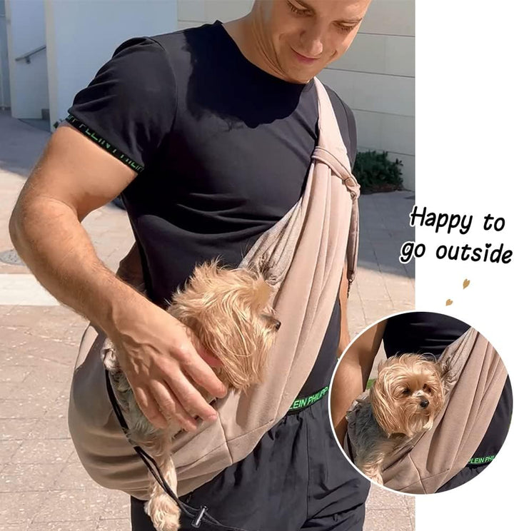 Hundetragetasche Tragetasche für Hunde NATUYA Träger mit Netztasche für Carrier Dogs Katzen-Hände Fr