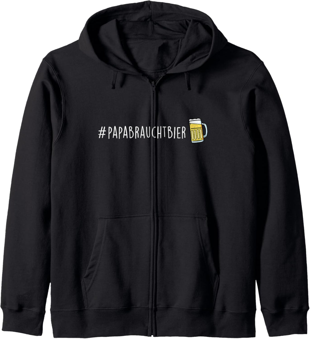 #PAPABRAUCHTBIER. Papa braucht Bier. Fun Kapuzenjacke