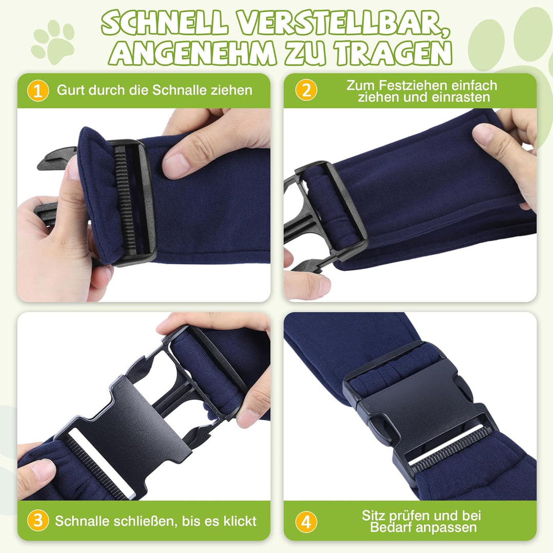 ALLSOPETS Hundetragetasche Atmungsaktive Bequeme Haustier Tragetasche für Kleine Hunde Katzen Sicher