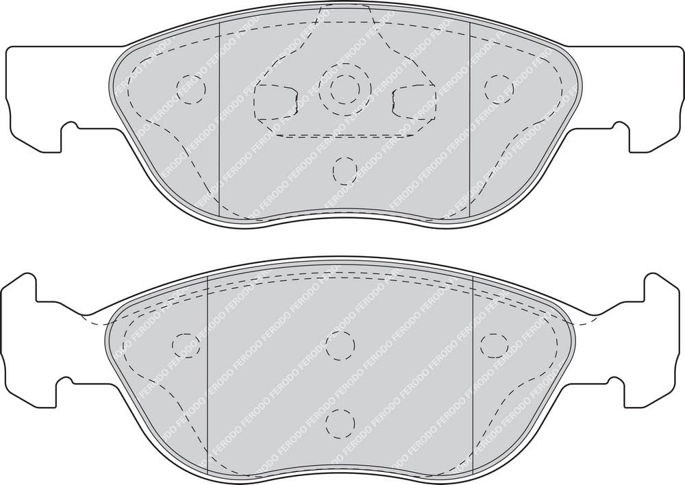 Ferodo FDB1651 PREMIER Bremsbelagsatz, Scheibenbremse - (4-teilig) - (4 Stück)