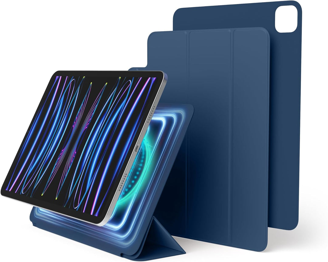 elago Magnetisches Folio Hülle Kompatibel mit iPad Pro 11" 6., 5., 4. Generation - Rückwand kann an
