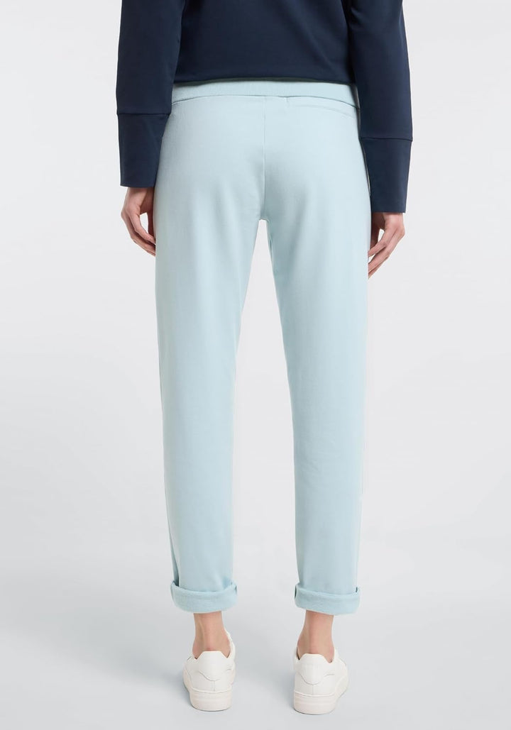 Elbsand Brinja Damen 7/8 Hose, Sweathose, gerade Schnittform XXL Blue Fog, XXL Blue Fog
