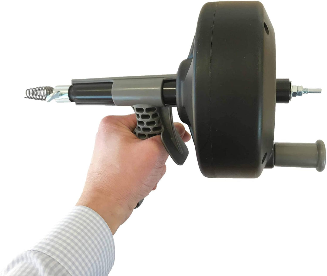 Rohrreinigungsspirale für Bohrmaschine oder Handbetrieb, 7,5m x