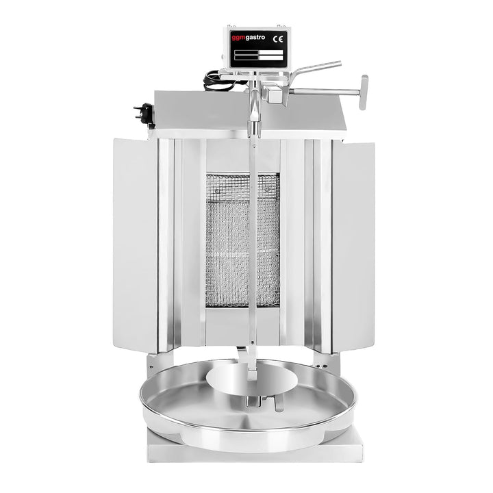 GGM Gastro Kebab Grill - 1 Brenner - 5kg Kapazität - 3.25kW - Fleischspiess 44.5 x 1.2cm - einstellb