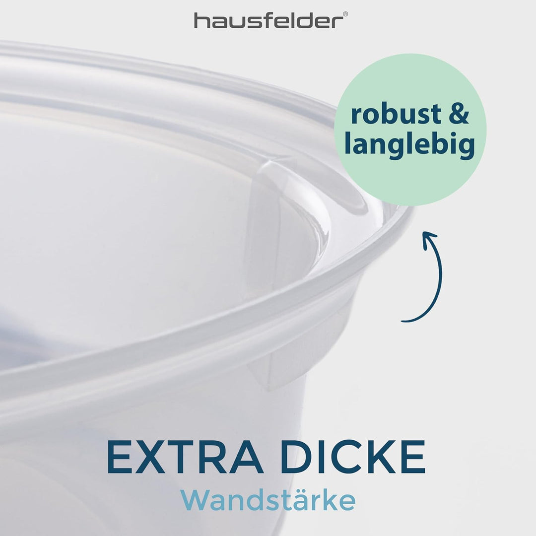 Hausfelder Mikrowellen Abdeckung - 2er Set Standard Mikrowellenhaube ø26,5x6cm - Abdeckhaube Mikrowe