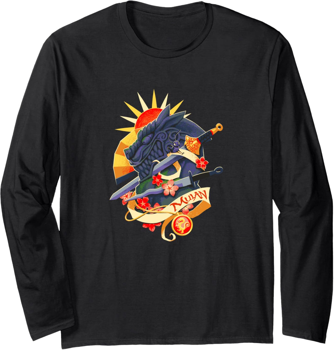 Disney Mulan Cri-Kee Great Stone Dragon Langarmshirt