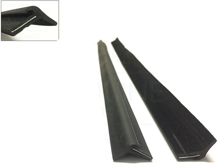 Äussere Gummidichtungen für Türfensterriemen, Ersatz für W123 / W126 (1979–1991) (2 Stück)