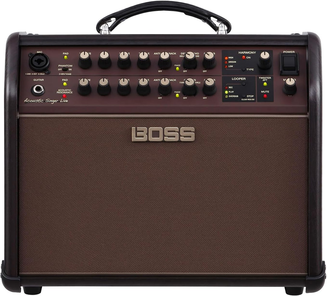 BOSS ACS-Live Akustikverstärker, Gitarrenkanal mit Acoustic Resonance Funktion, ACS-LIVE