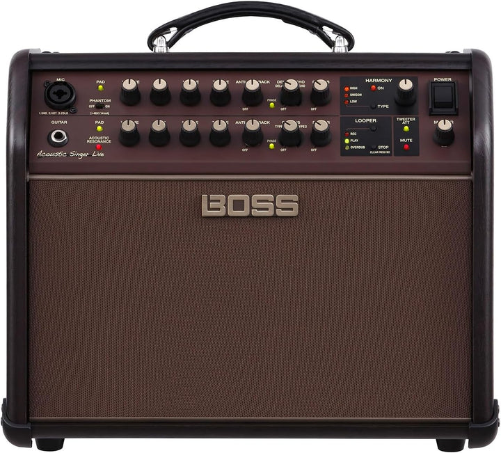 BOSS ACS-Live Akustikverstärker, Gitarrenkanal mit Acoustic Resonance Funktion, ACS-LIVE