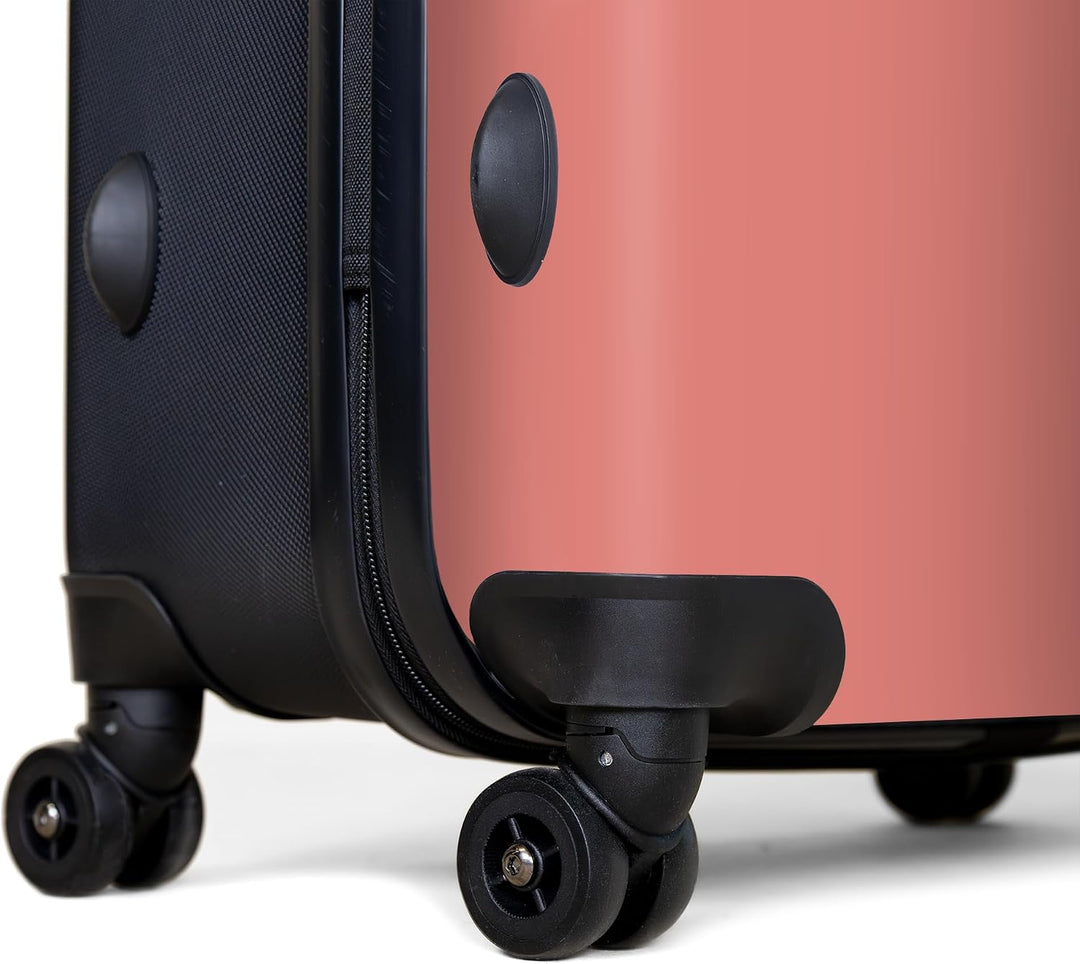 NoBoringSuitcases.com® Koffer XL Gross 77x51.5x28 cm Reisekoffer mit 4 Rollen Leicht Trolley Hartsch