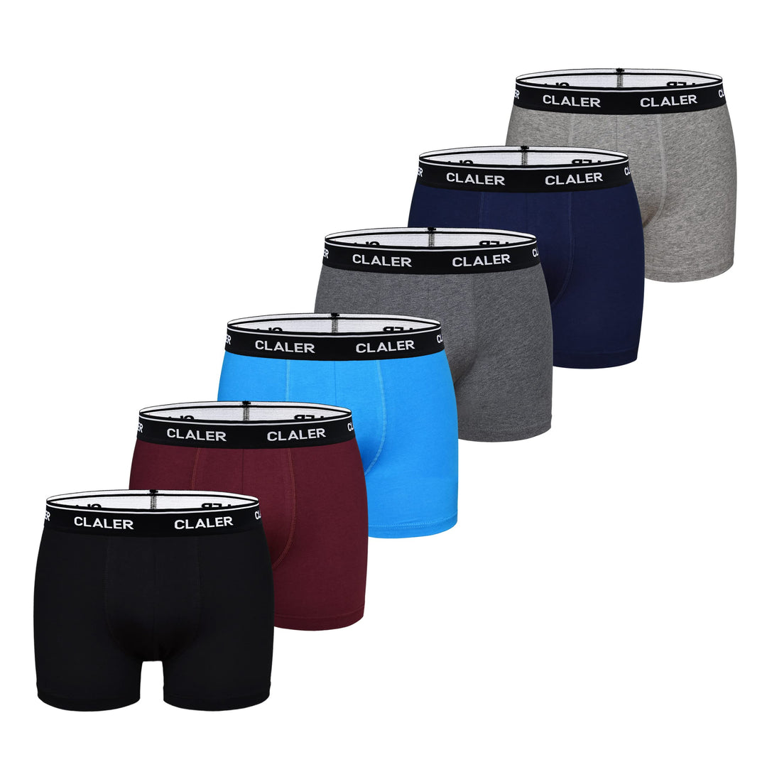 Boxershorts Herren 6er Pack Baumwolle Unterhosen Männer Retroshorts Bequeme und Atmungsaktive Men Un