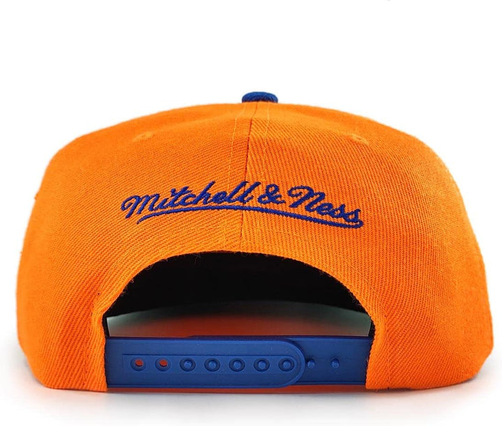 Mitchell & Ness Snapback Cap NBA Sharktooth New York Knicks orange/royal