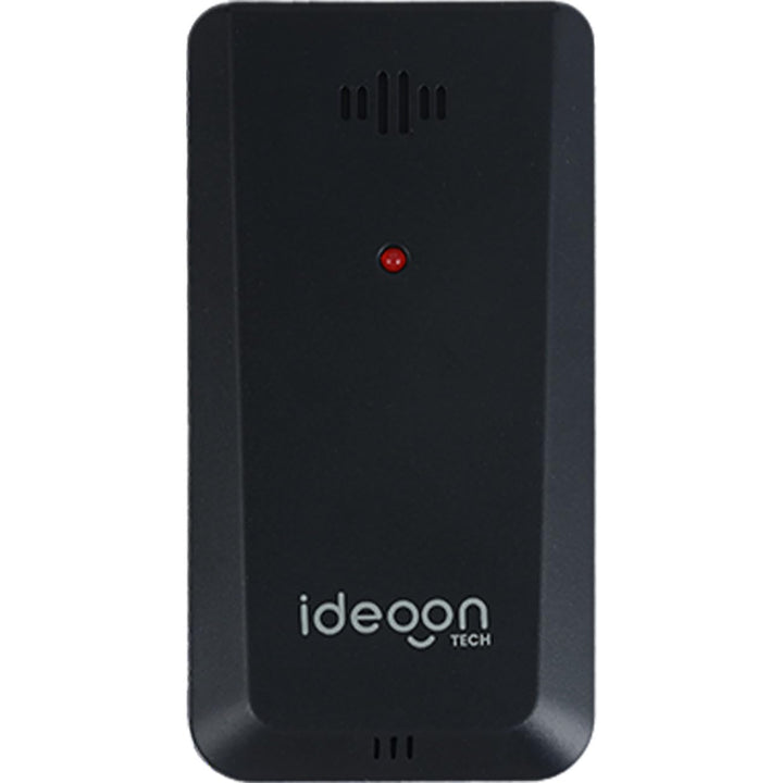 ideoon WLAN Wetterstation mit App & XXL Display: Tuya Smart Home, Aussen-Sensor, Weck-Alarm - Temper