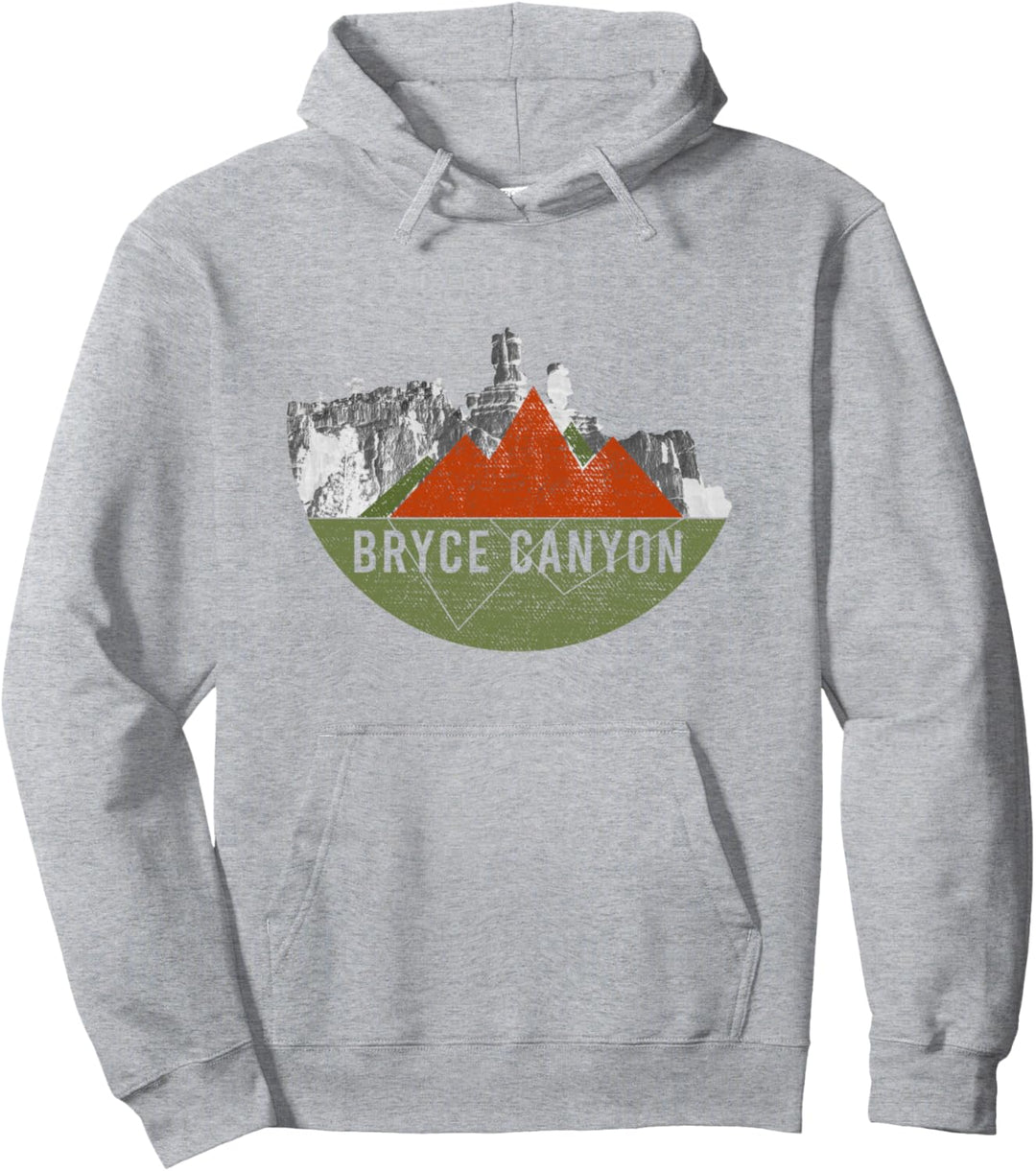 Weinlese-USA-Bergwandern - Bryce-Canyon-Nationalpark Pullover Hoodie