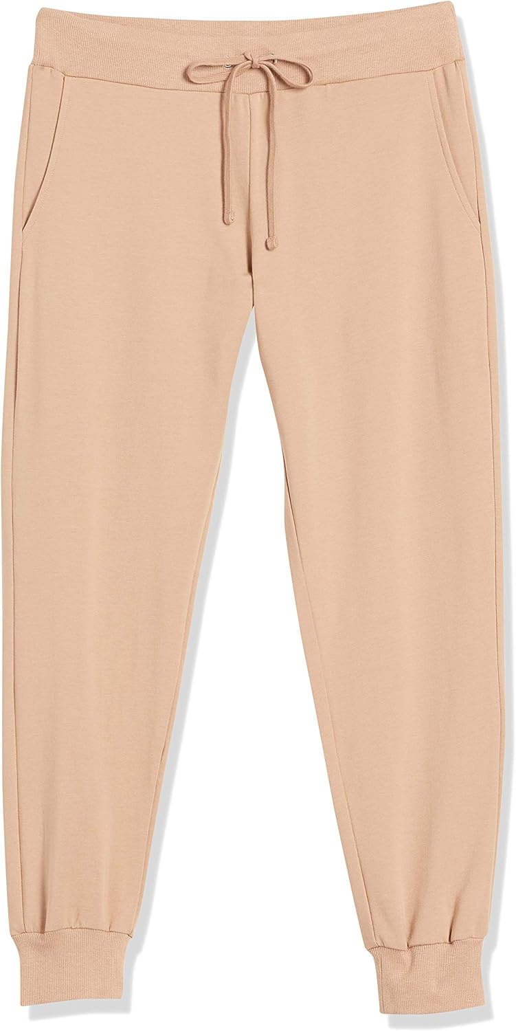 The Drop Damen Sweatpants Grace Jogginghose, Extra-weich, Stretch, Rippenbündchen L Praline, L Prali