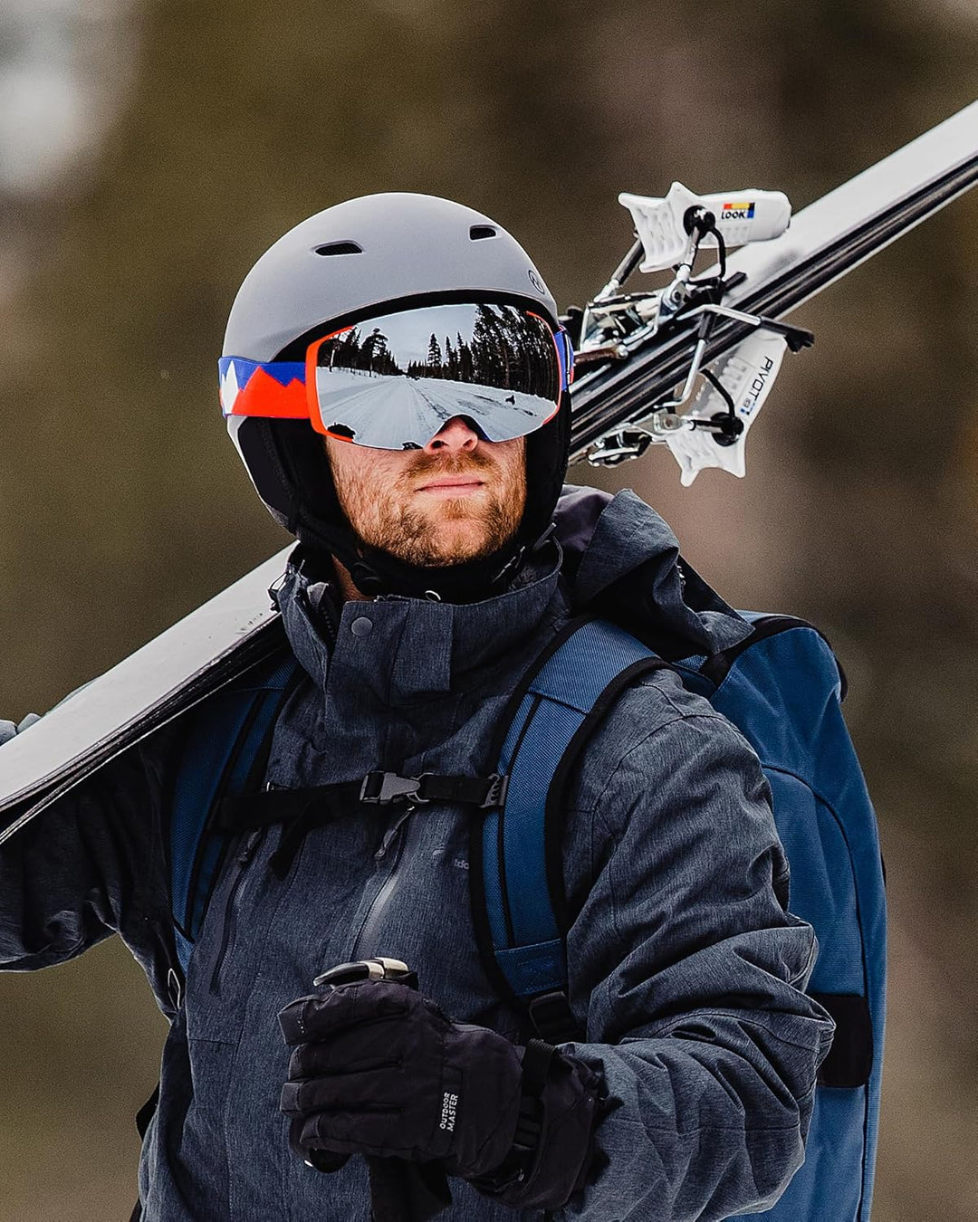 OutdoorMaster Kelvin Unisex Skihelm - Schneesporthelm für Skifahren/Snowboard mit Belüftungssystem,