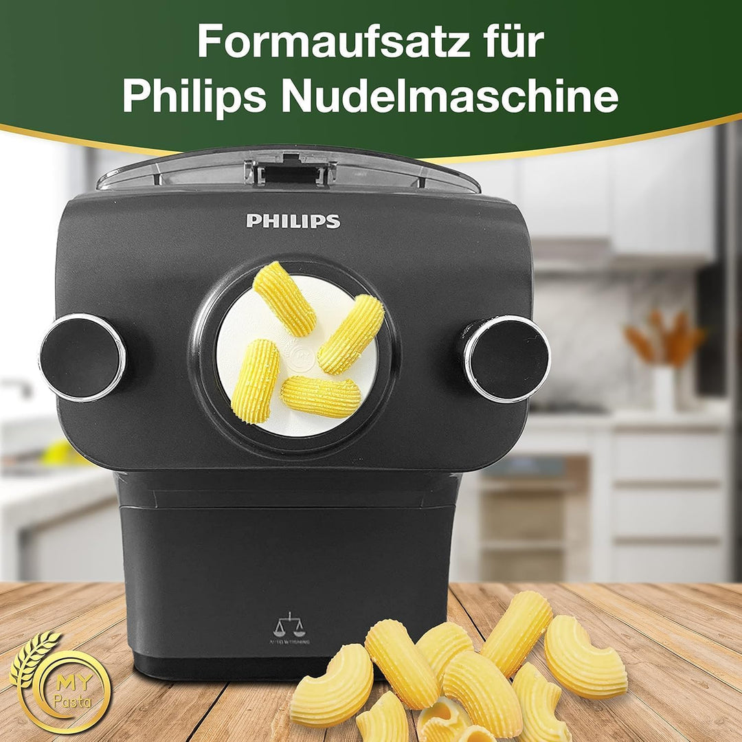 MY PASTA - Elbow Sugo grosse Hörnchen - Zubehör für Pastamaker Pasta Disc kompatibel mit Philips Pas