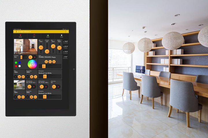 Lupus - 10 Zoll PoE Smarthome Display, Smarthome Tablet für bündige Wandmontage, Schnellem ARM RK358