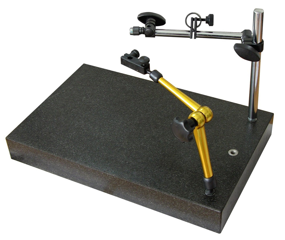 CNC QUALITÄT Mess- und Kontrollplatte aus Granit 150x150 mm - M8 Gewinde
