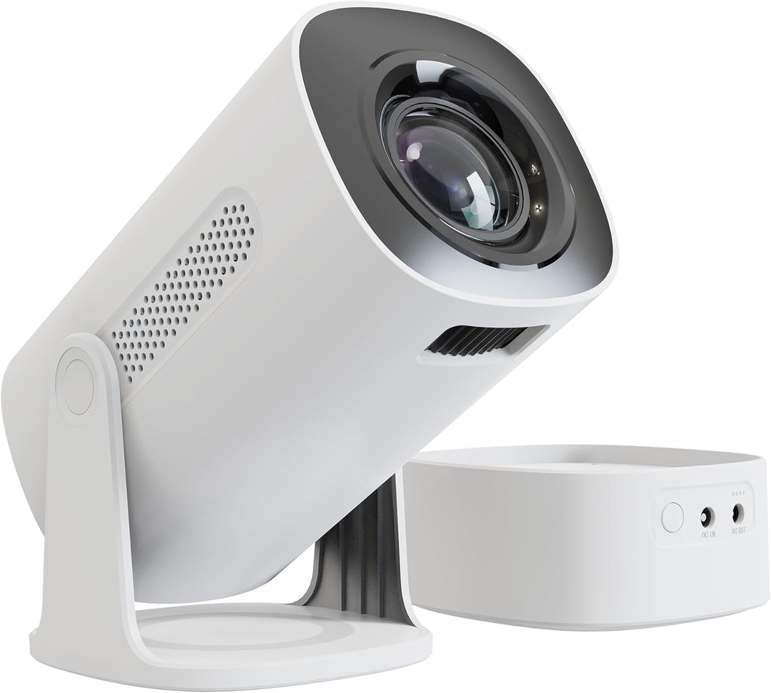 KIANO Vision Smart-Projektor in Reisegrösse – Tragbarer Mini-HD-Projektor mit WLAN, Bluetooth, Integ