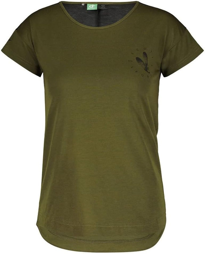 Scott Trail Flow DRI Damen Fahrrad Trikot kurz fir grün 2024: Grösse: S (36/38)