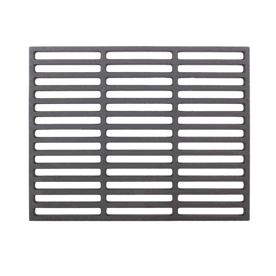 TRUTZHOLM Grillrost 45x30 cm rechteckig emailliert Rost Grillgitter Gusseisen Grillplatte