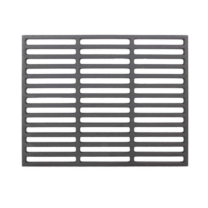 TRUTZHOLM Grillrost 45x30 cm rechteckig emailliert Rost Grillgitter Gusseisen Grillplatte