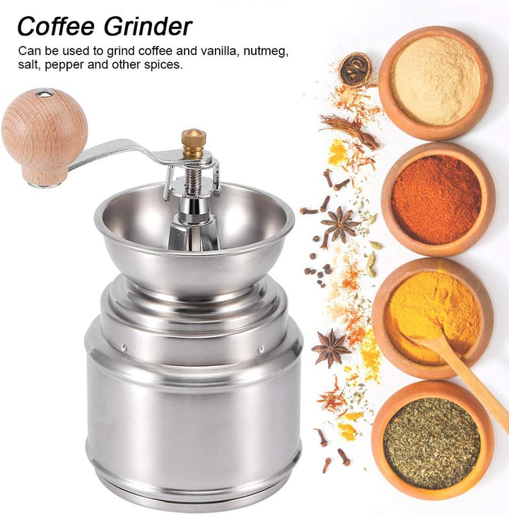 Manuelle Kaffeemühle Kaffeebohnenmühle Kaffee Kakao Pfeffermühle Spice Tragbare Mühle Kaffeebohnen N