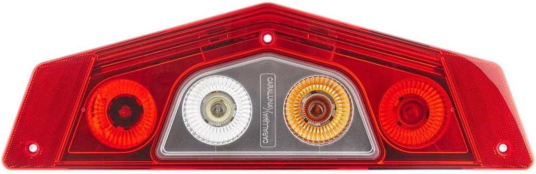 HELLA - Heckleuchte - Caraluna X - Glühlampe - 12V - Einbau/geschraubt - Lichtscheibenfarbe: glaskla