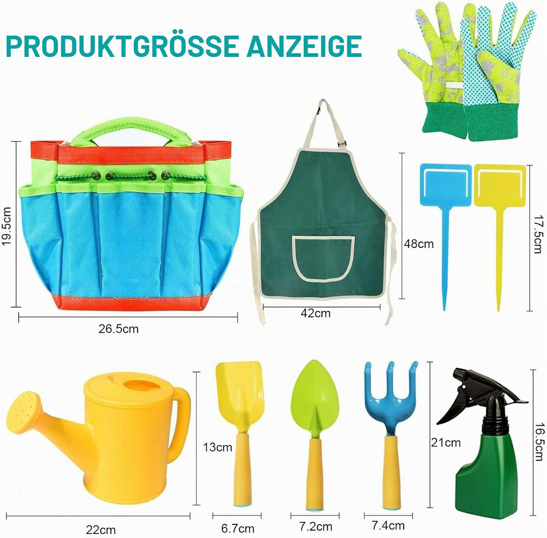 Gartengeräte für Kinder,Gartenspielzeug Set,Spielwerkzeuge für den Strand/Garten,Gartenwerkzeug Set
