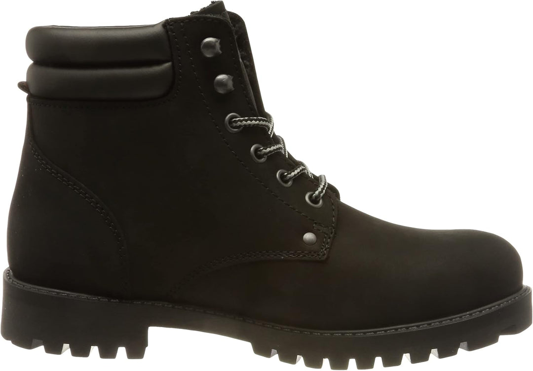 JACK & JONES Herren Jfwstoke Nubuck Boot Honey Noos Stiefelette 41 EU Anthrazit, 41 EU Anthrazit