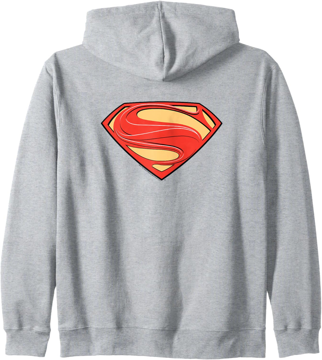 Superman Man of Steel New Solid Shield Kapuzenjacke