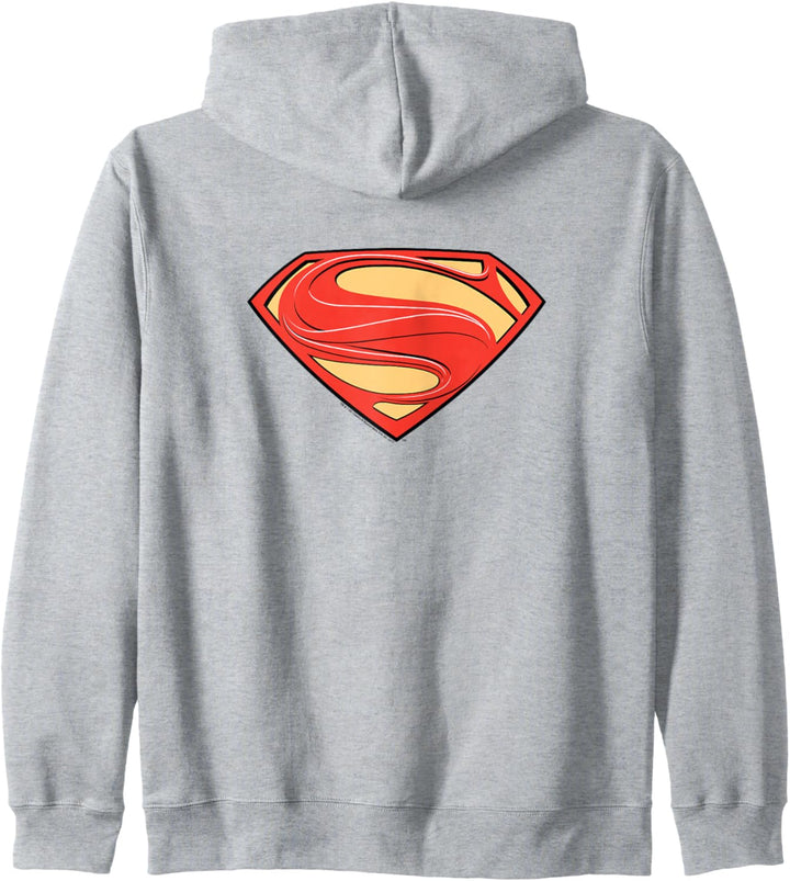 Superman Man of Steel New Solid Shield Kapuzenjacke