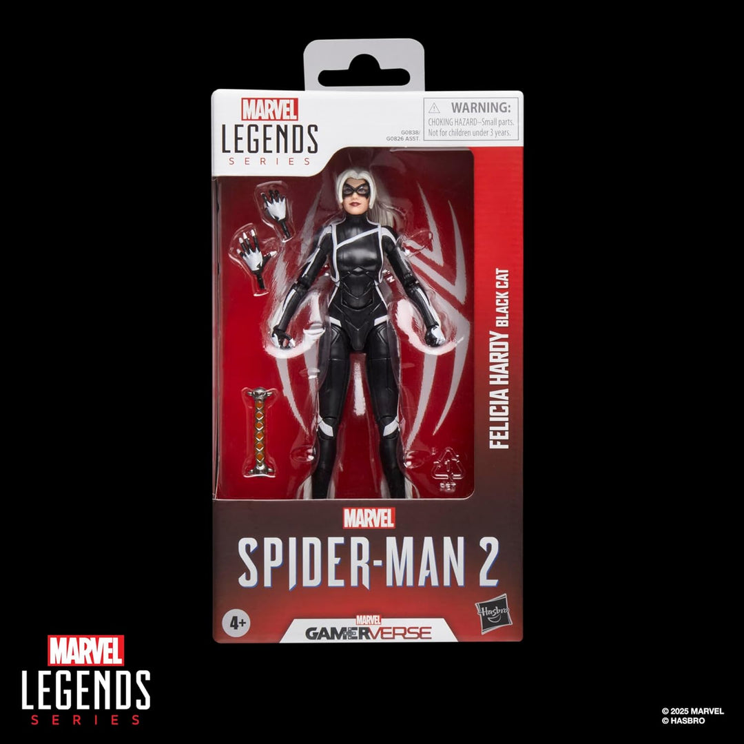Marvel Legends Series Gamerverse Black Cat Felicia Hardy Action-Figur mit detailgetreuen Accessoires