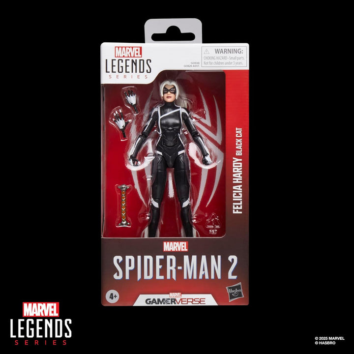 Marvel Legends Series Gamerverse Black Cat Felicia Hardy Action-Figur mit detailgetreuen Accessoires
