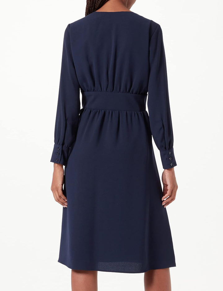 Seidensticker Damen Kleid 34 Dunkelblau, 34 Dunkelblau
