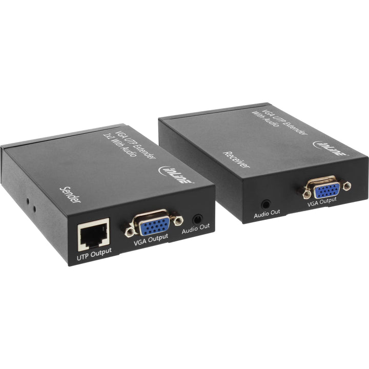 InLine 65012 VGA Extender/Verlängerung über UTP, mit Audio, bis 300m