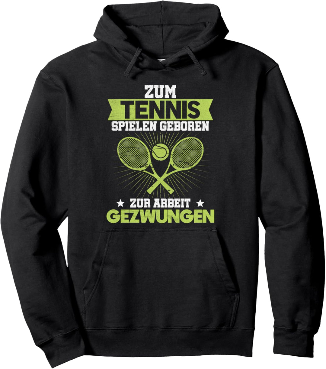 Tennisschläger Tennisspieler Tennisbälle Tennis Pullover Hoodie