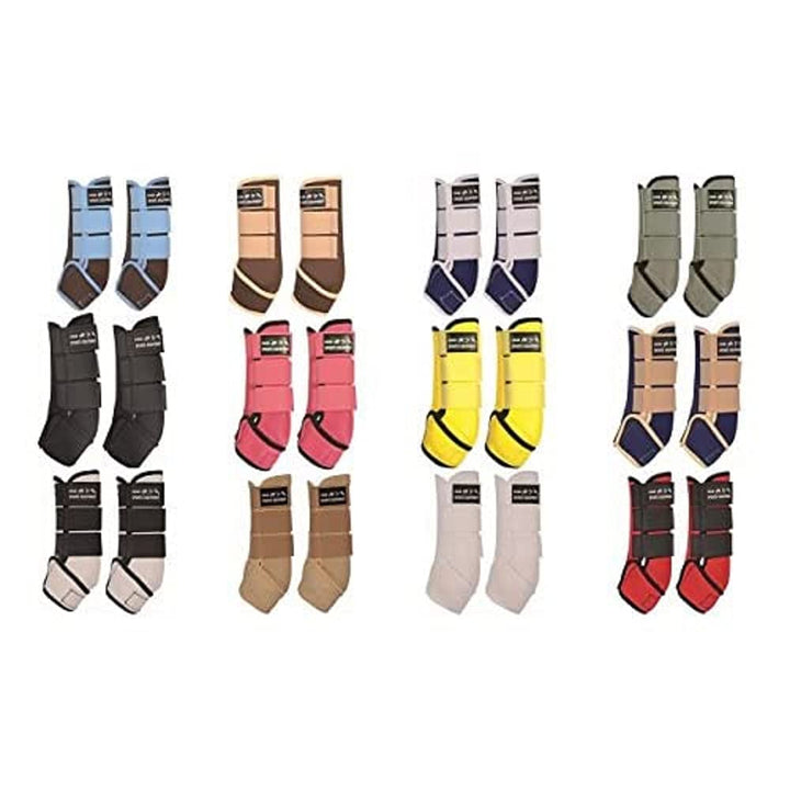 HKM Neoprengamaschen - Colour - weiss/weiss S, weiss/weiss S